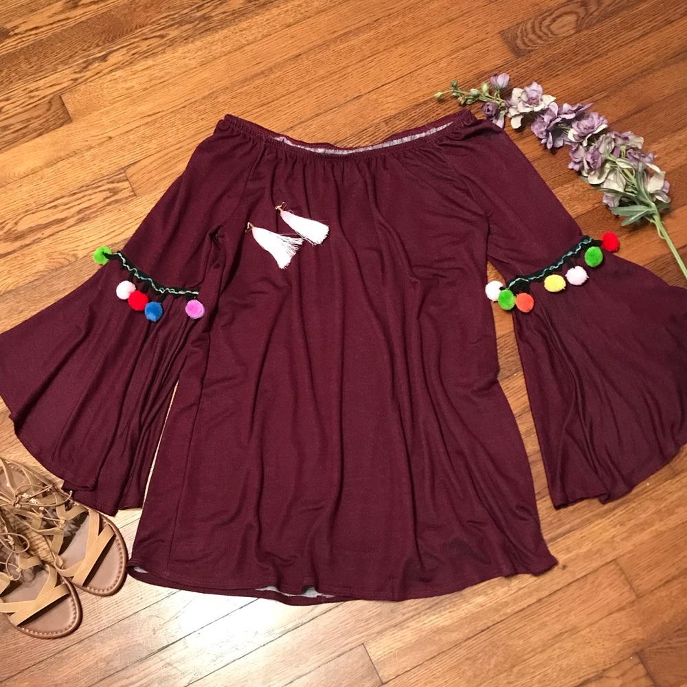 Plus size Off the shoulder mini dress